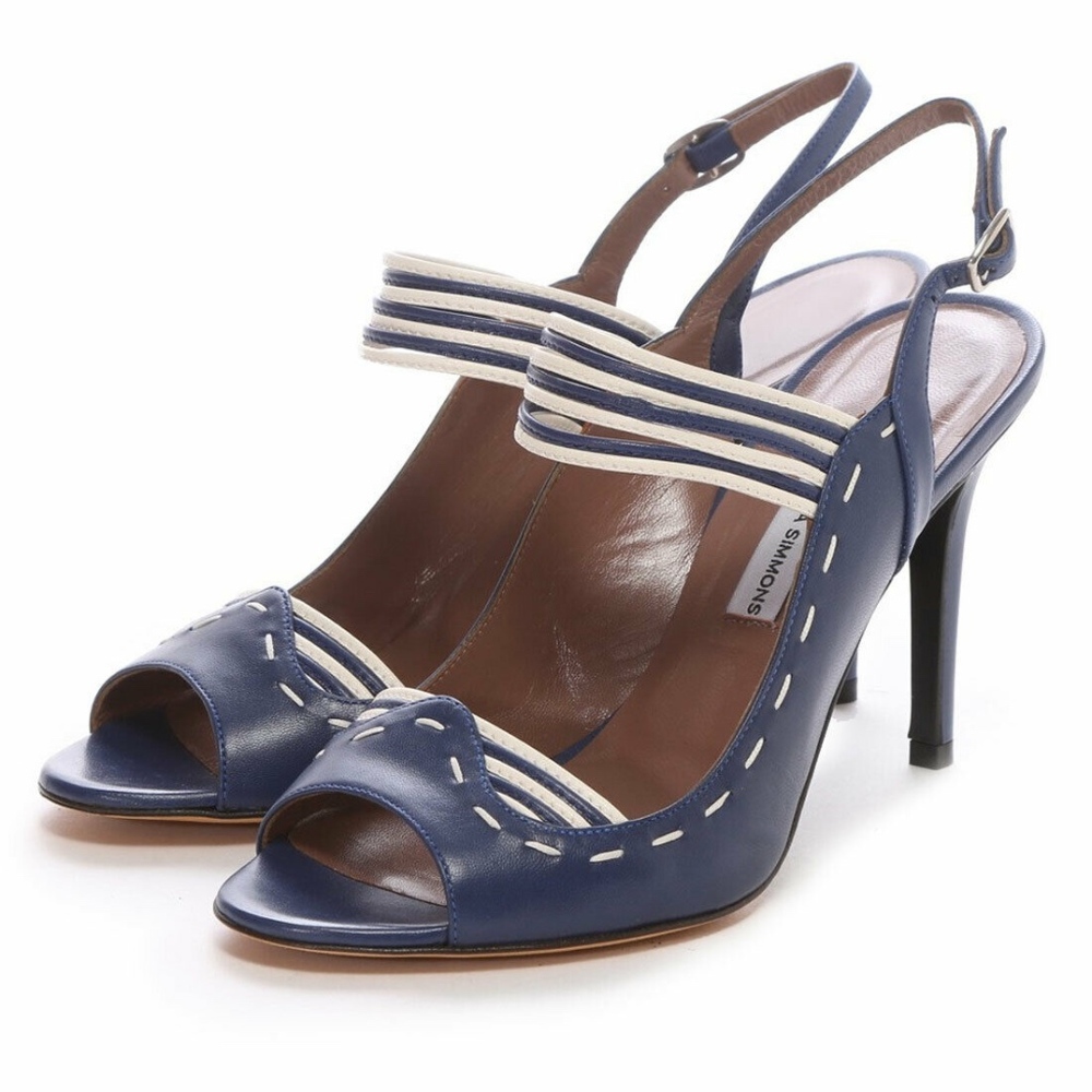 Tabitha Simmons Women's Navy Sandals Size 7.5